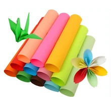 Fluorescent color copy printing paper 8.26*11.69 inch 70g A4 childrens kindergarten manual DIY origami cutting draft paper