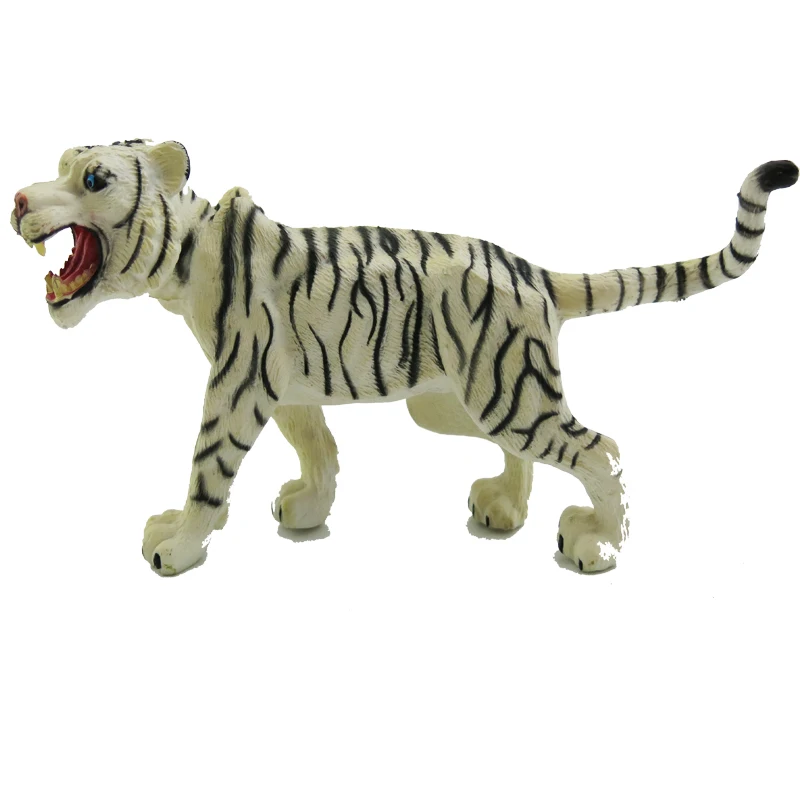 

Тигр игрушечный пластиковый игрушечный, белый тигр, имитация мира, дикая природа, модель животных, игрушки, мощные Тигры, очаровательные для...