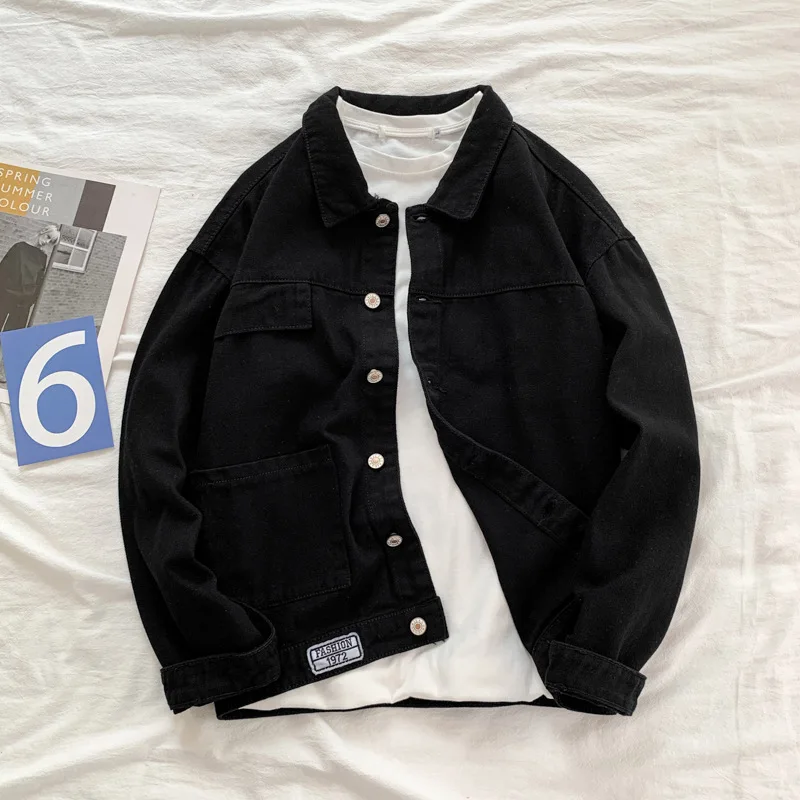Warm Men's Jacket Autumn And Winter Pop Men's Denim Jacket Solid Color Loose Lapel Jacket Casual Fashion Multicolor Men's Jacket
Warm Men's Jacket Autumn And Winter Pop Men's Denim Jacket Solid Color Loose Lapel Jacket Casual Fashion Multicolor Men's Jacket