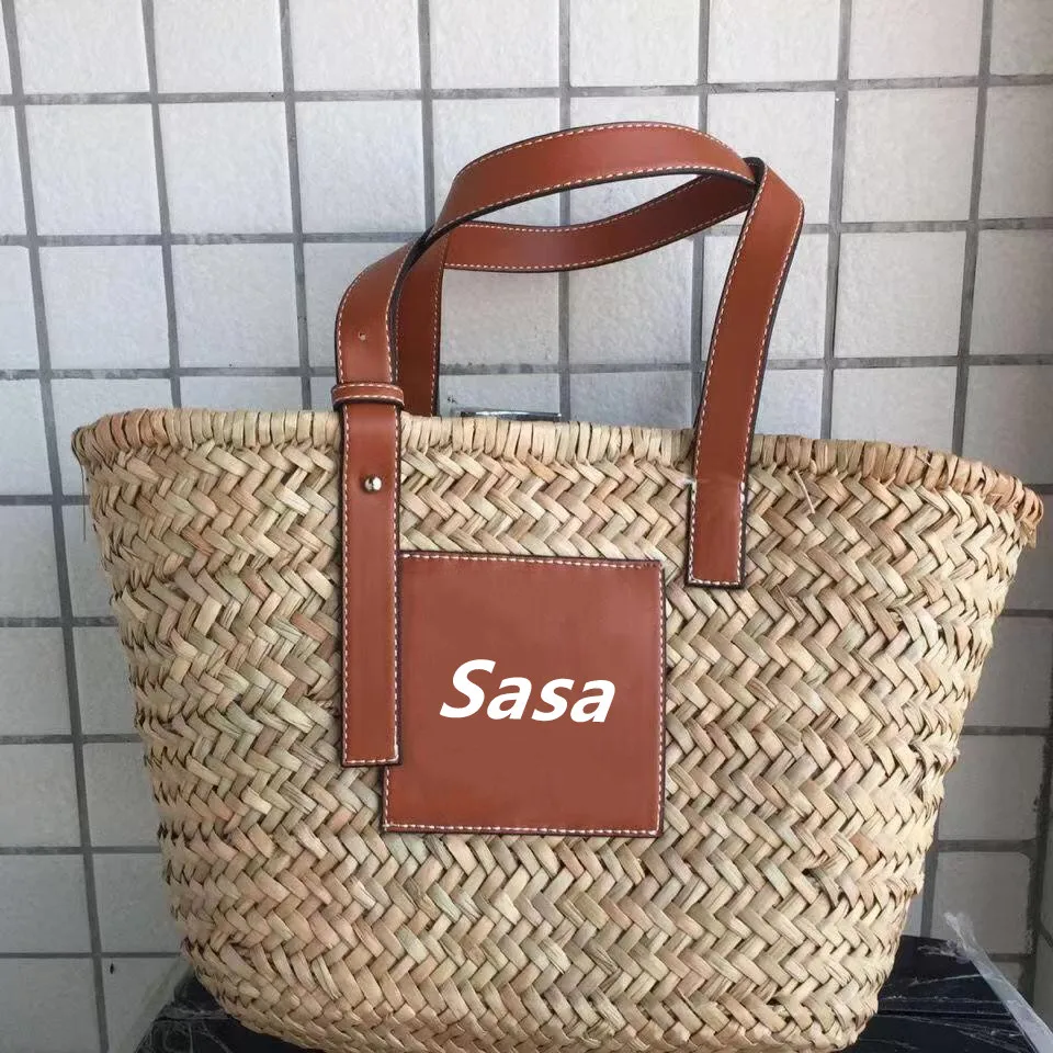 Summer Beach Straw Basket Bags Casual Rattan Large Capacity Tote Women Handbags Brands Designer Wicker Woven Lady Hand Bags 2021
Summer Beach Straw Basket Bags Casual Rattan Large Capacity Tote Women Handbags Brands Designer Wicker Woven Lady Hand Bags 2021
