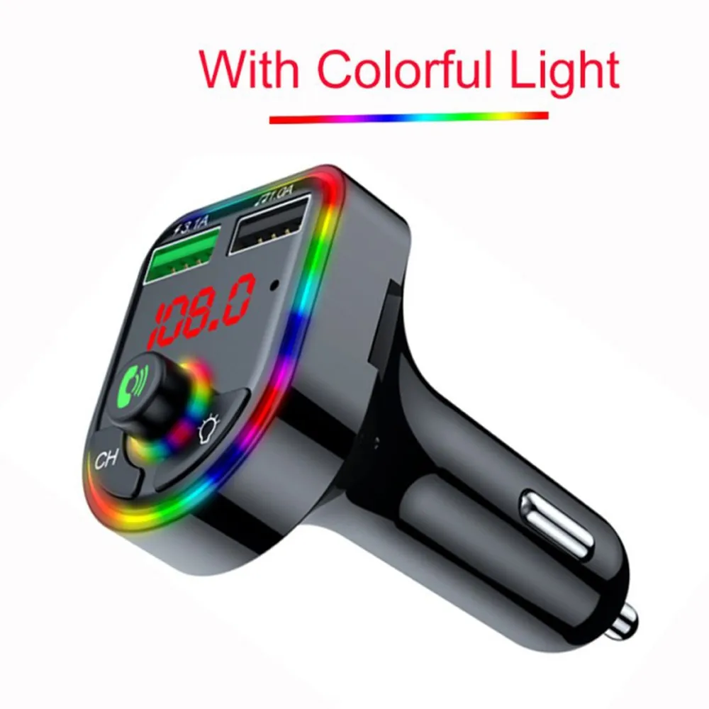 Ambient Light Bluetooth 5.0 FM Transmitter Car MP3 Player Wireless Handsfree Audio Receiver USB Fast Charge TF U Disk Play
Ambient Light Bluetooth 5.0 FM Transmitter Car MP3 Player Wireless Handsfree Audio Receiver USB Fast Charge TF U Disk Play