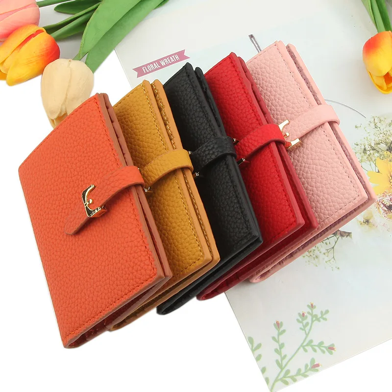Ladies Short PU Leather Wallet Student Casual Fashion Large Capacity Multi-card Card Bag Candy Color Short Wallet Coin Purse
Ladies Short PU Leather Wallet Student Casual Fashion Large Capacity Multi-card Card Bag Candy Color Short Wallet Coin Purse