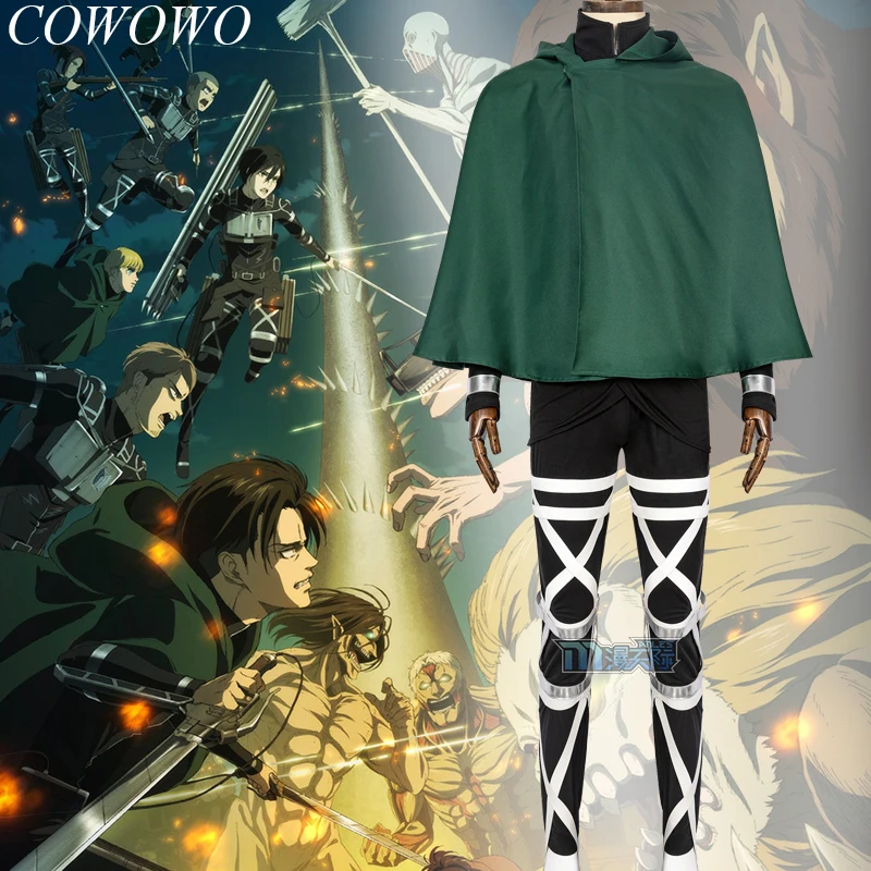 COWOWO Anime! Attack on Titan Season 4 Conclusion Chapter Game Suit Uniform Cosplay Costume Halloween Party Outfit Custom-made
COWOWO Anime! Attack on Titan Season 4 Conclusion Chapter Game Suit Uniform Cosplay Costume Halloween Party Outfit Custom-made