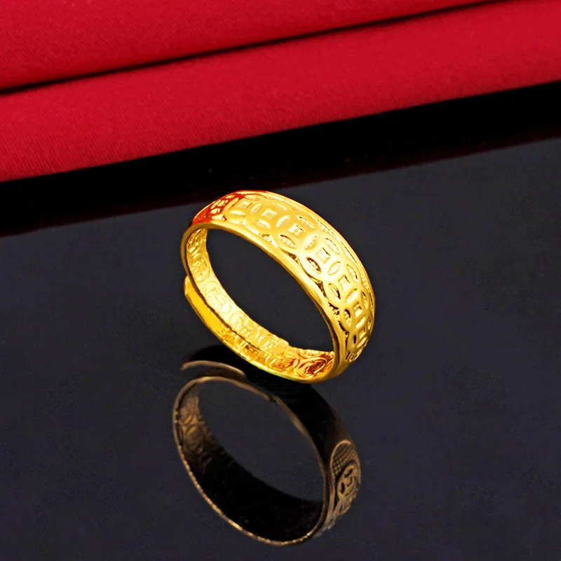 Vietnam Opening Adjustable Brass Gold-plated Fine Jewelry Blessing Word Finger Accessories Ring For Man Factory Wholesale
Vietnam Opening Adjustable Brass Gold-plated Fine Jewelry Blessing Word Finger Accessories Ring For Man Factory Wholesale
