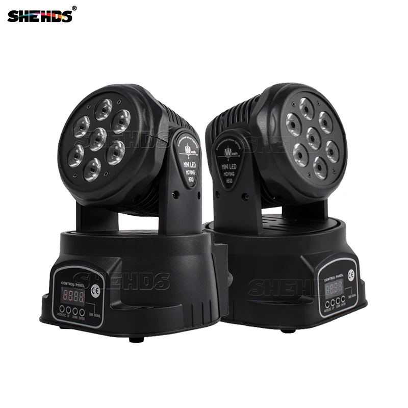 LED 7x1 2 Вт/18 Вт RGBW сценический светильник с движущейся головкой Расширенный DJ Led Wash