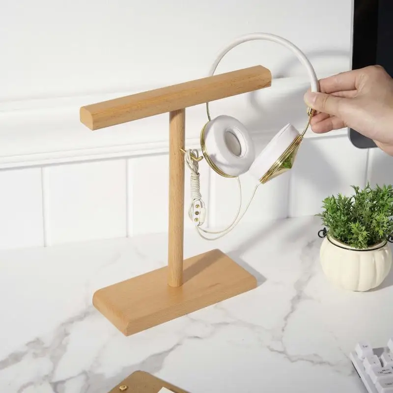 Wooden Headset Stand Holder Headphone Bracket Desk Shelf Rack Metal Base Wooden Storage Frame Hanger Stand Storage Organizer
Wooden Headset Stand Holder Headphone Bracket Desk Shelf Rack Metal Base Wooden Storage Frame Hanger Stand Storage Organizer