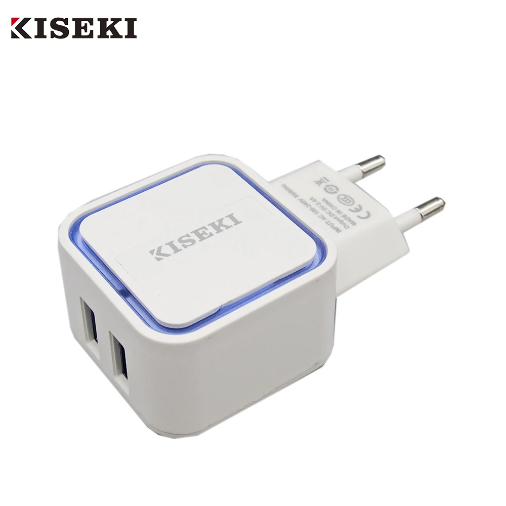 Оригинальное зарядное устройство с двумя usb разъемами европейского стандарта 1 А
