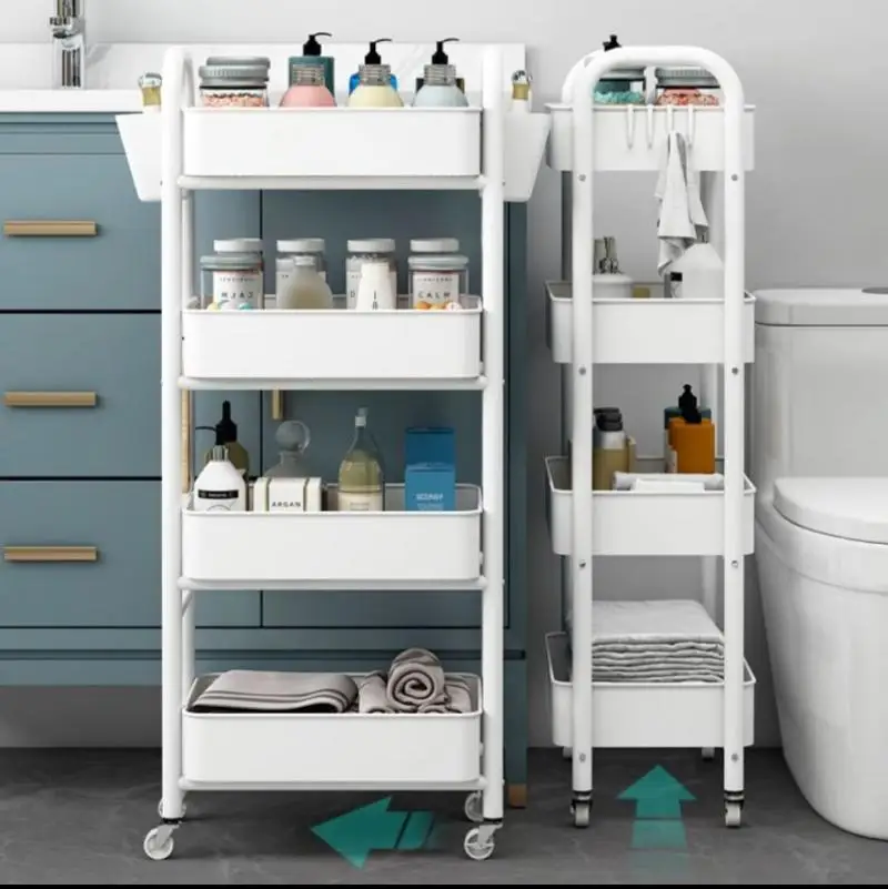 Kitchen Accessories Modern Carbon Steel PVC Four Layers Storage Organizer With Wheels Hooks Space Saving Durable Home Appliance
Kitchen Accessories Modern Carbon Steel PVC Four Layers Storage Organizer With Wheels Hooks Space Saving Durable Home Appliance