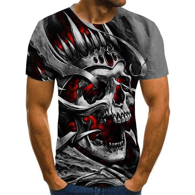3D Skull Tshirts Men's T-shirt Men's Grim Reaper Printing T-Shirts Punk Style Summer Fashion Plus Size Tshirt camisetas
3D Skull Tshirts Men's T-shirt Men's Grim Reaper Printing T-Shirts Punk Style Summer Fashion Plus Size Tshirt camisetas
