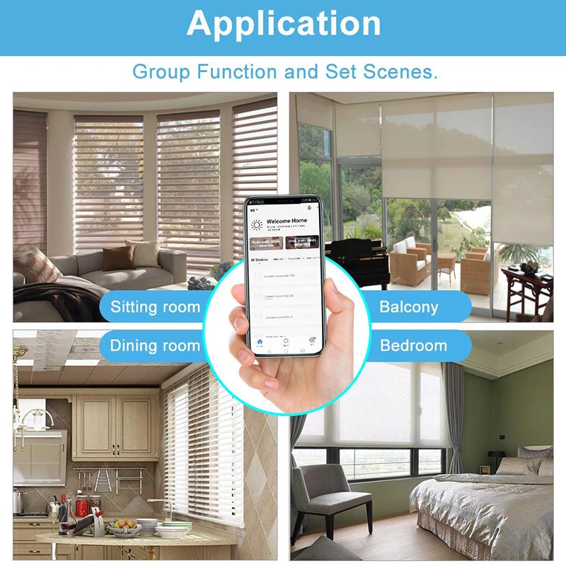 Tuya WiFi Curtain DIY Roller Blind Shade Shutter Adaptor Remote Voice Control Work With Amazon Alexa Google Home
Tuya WiFi Curtain DIY Roller Blind Shade Shutter Adaptor Remote Voice Control Work With Amazon Alexa Google Home
