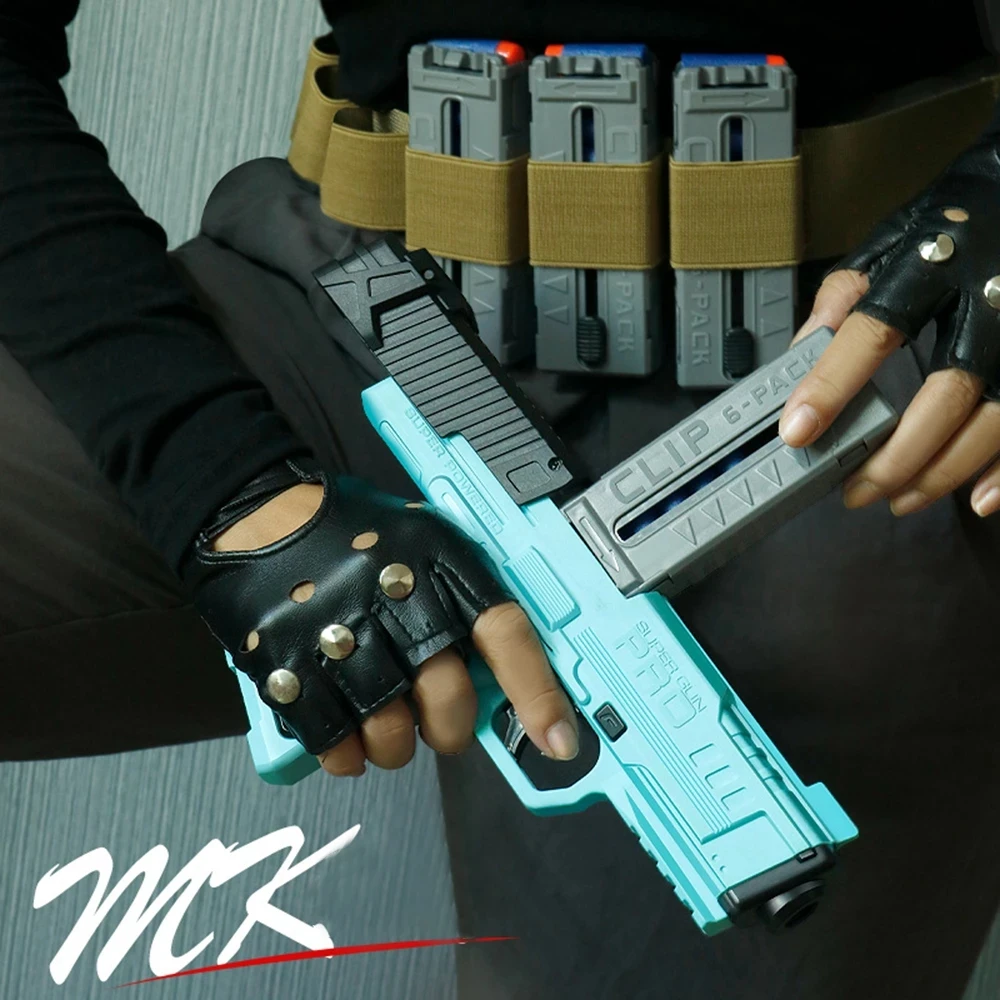 

MK3 страйкбольный пистолет для игр на открытом воздухе CS EVA, Мягкая пусковая пулевая установка, травматические пистолеты, детский игрушечный ...