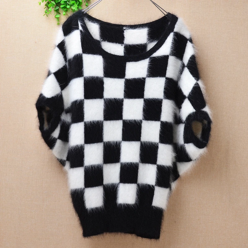 ladies women fashion hairy plush mink cashmere knitted o-neck short sleeves loose pullover autumn winter jumper sweater pull top
ladies women fashion hairy plush mink cashmere knitted o-neck short sleeves loose pullover autumn winter jumper sweater pull top