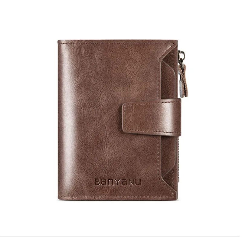 Man Short Vertical RFID Blocking Wallet Genuine Leather Men's Zipper Snap Business Card Holder Bag Wallet Coin Purse Men
Man Short Vertical RFID Blocking Wallet Genuine Leather Men's Zipper Snap Business Card Holder Bag Wallet Coin Purse Men