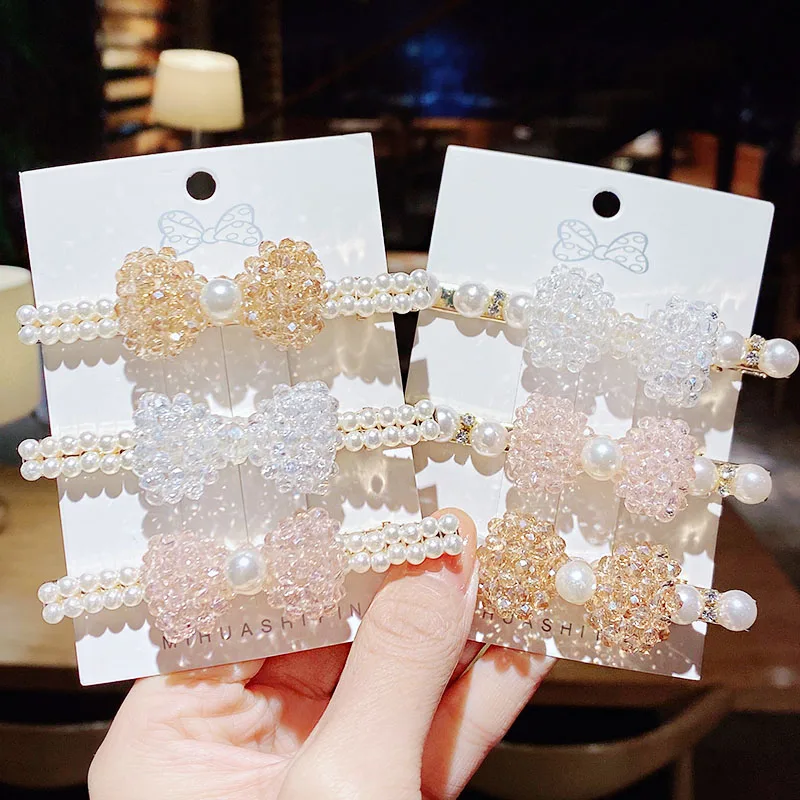 New Women Girls Elegant Rhinestone Pearls Geometric Hair Clips Sweet Hairpins Barrettes Hair Decorate Fashion Hair Accessories
New Women Girls Elegant Rhinestone Pearls Geometric Hair Clips Sweet Hairpins Barrettes Hair Decorate Fashion Hair Accessories