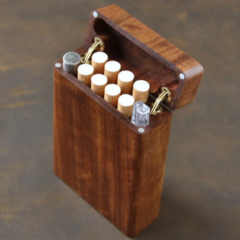 Rosewood Solid Wood Cigarette Box Whole Wood Hollowed Out 8-10 Cigarette Boxes 
Rosewood Solid Wood Cigarette Box Whole Wood Hollowed Out 8-10 Cigarette Boxes
