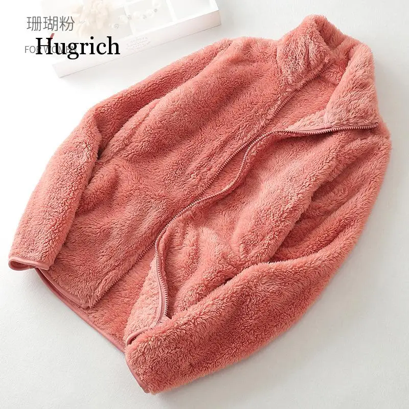 Winter Coral Fleece Coat Women's Anti-Snow Jacket Double-Sided Soft Men's Thickened Outwear Warm Outdoor Top Stormcoat Liner
Winter Coral Fleece Coat Women's Anti-Snow Jacket Double-Sided Soft Men's Thickened Outwear Warm Outdoor Top Stormcoat Liner