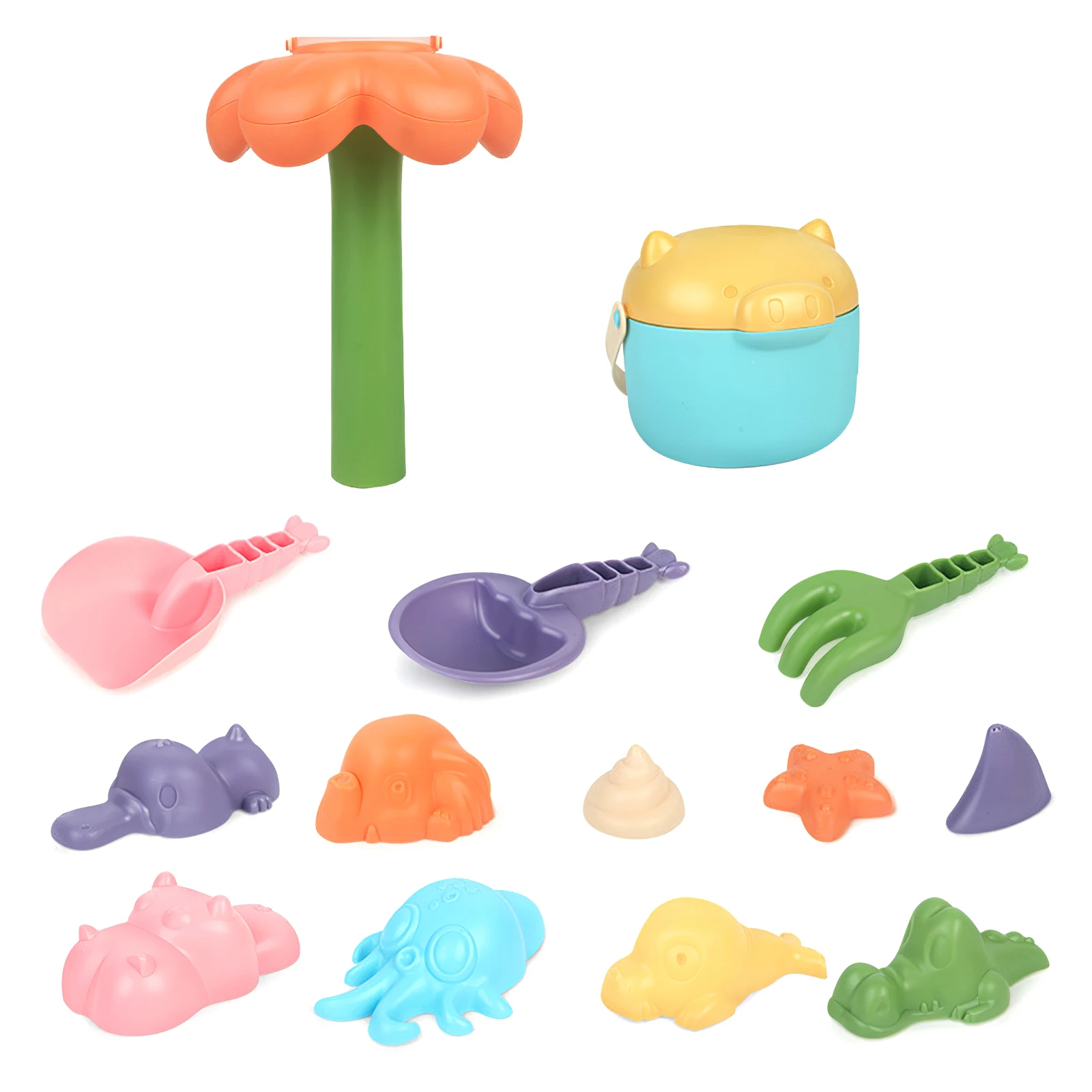 16pcs Kids Mesh Bag Bath Play Set Summer Soft Plastic Baby Beach Toys Beach Party Cart Bucket Sand Molds Tool Water Game Toys
16pcs Kids Mesh Bag Bath Play Set Summer Soft Plastic Baby Beach Toys Beach Party Cart Bucket Sand Molds Tool Water Game Toys