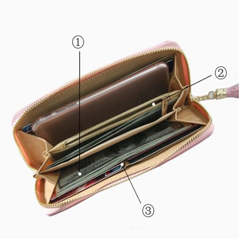 Long Women Wallets Fashion Clutch White High Quality Leather Tassel Women Purse With Tassel Card Holder Female Money Bag
Long Women Wallets Fashion Clutch White High Quality Leather Tassel Women Purse With Tassel Card Holder Female Money Bag