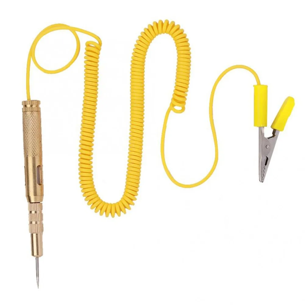 Diagnostic Tools DC 6V 12V 24V Copper Voltage Test Pen Car Lamp Circuit Tester Lamp Detector Searchlight System Test Pen
Diagnostic Tools DC 6V 12V 24V Copper Voltage Test Pen Car Lamp Circuit Tester Lamp Detector Searchlight System Test Pen
