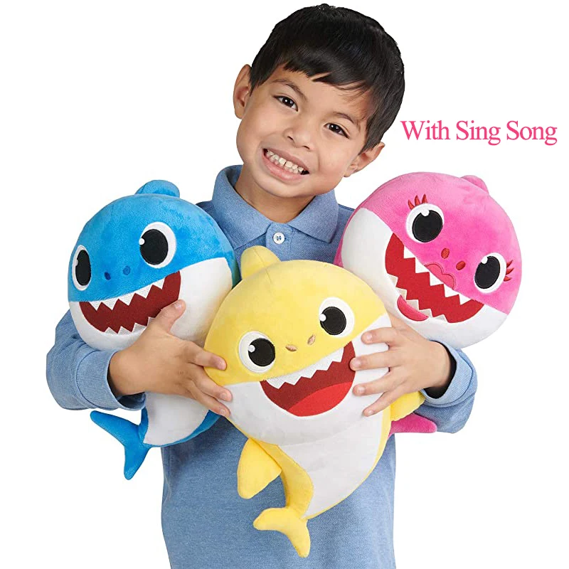 Baby Singing Sharking Plush Enjoyfeel Soft Music Sound Baby Doll Cartoon Stuffed Plush Toys Singing English Song for Boy Girl 
Baby Singing Sharking Plush Enjoyfeel Soft Music Sound Baby Doll Cartoon Stuffed Plush Toys Singing English Song for Boy Girl