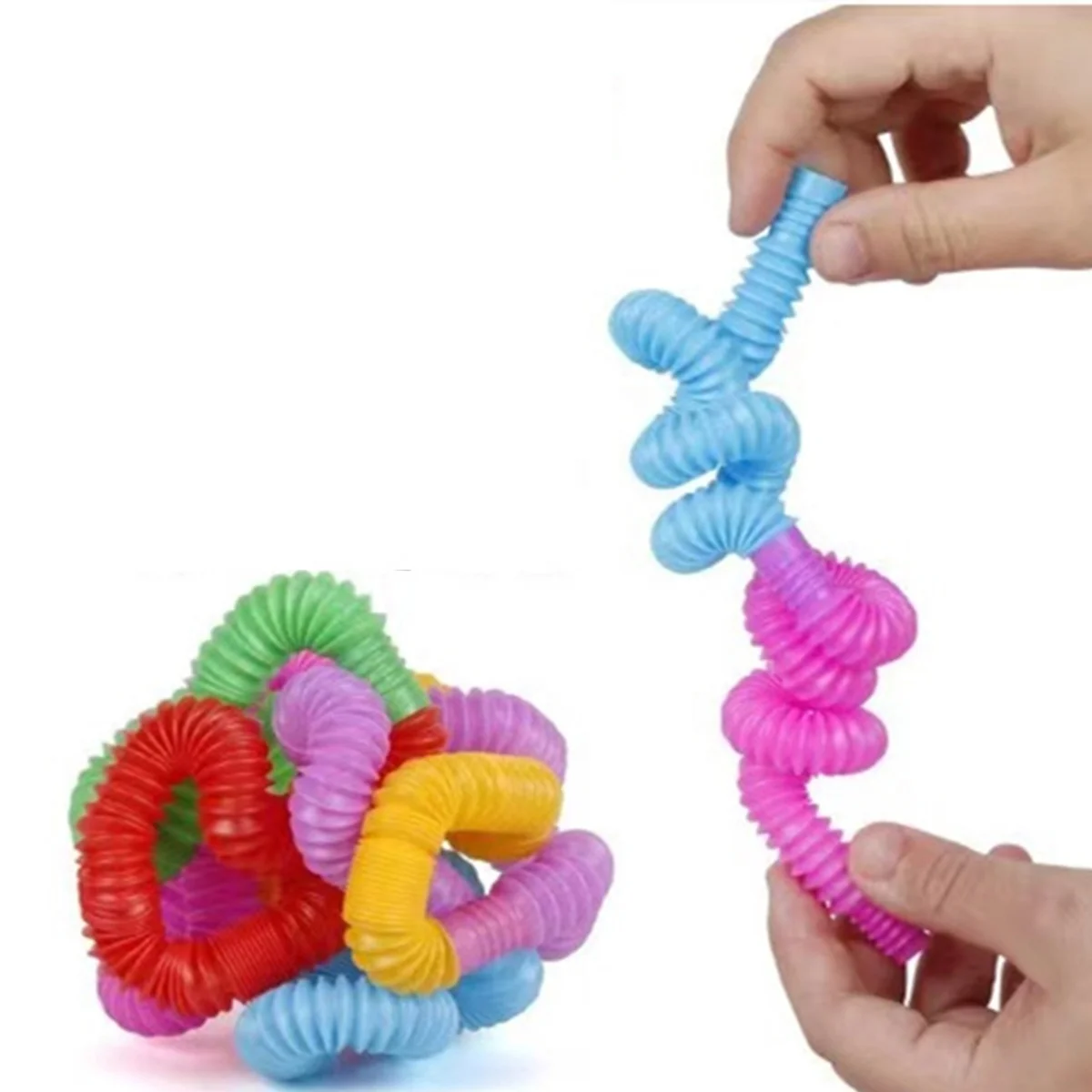 Mini DIY Colorful Fidget Toys Plastic Pipe Stress Relief Pull Pop Sensory Tools Novelty Deformation Twisted Rope Children Adults
Mini DIY Colorful Fidget Toys Plastic Pipe Stress Relief Pull Pop Sensory Tools Novelty Deformation Twisted Rope Children Adults