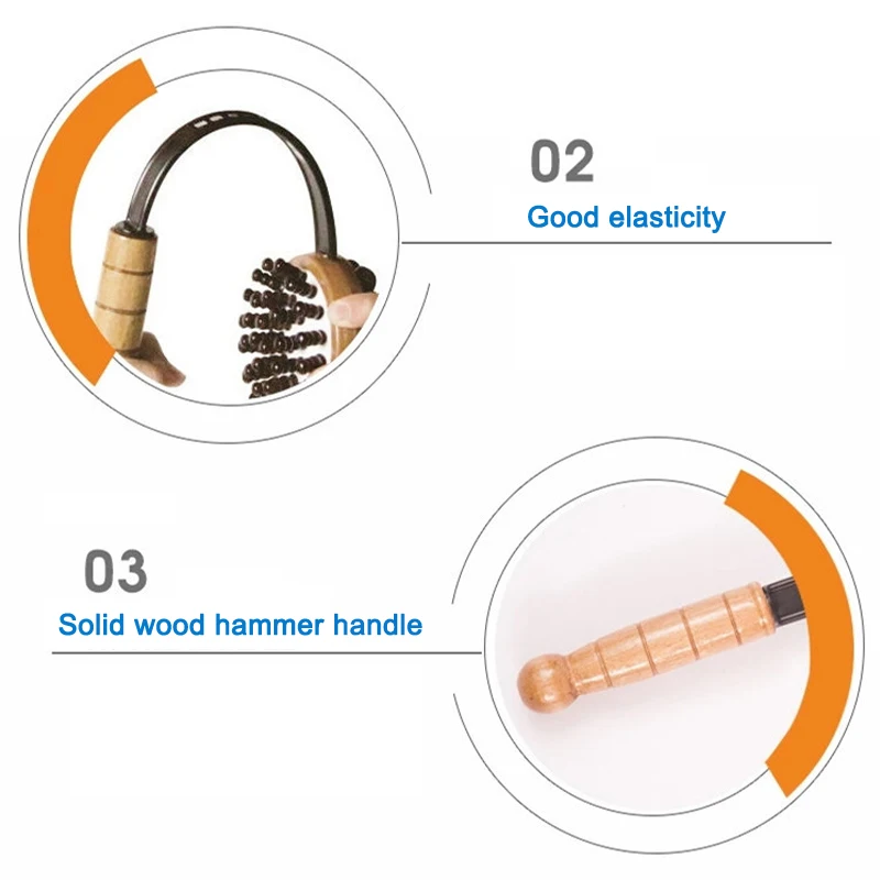 Double Sided Wooden Body Massage Hammer Elastic Multifunctional Massage Tool Massager Health99
Double Sided Wooden Body Massage Hammer Elastic Multifunctional Massage Tool Massager Health99
