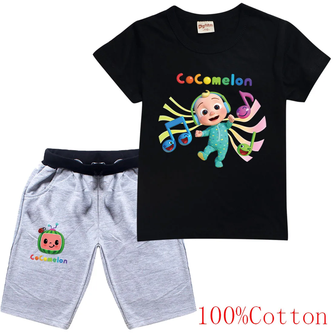 Fashion Girls Cartoon Cococmelon T-shirt Boys Short Sleeve Tops + Shorts 2pcs Set Kids Summer Casual Tracksuit Cotton Outfits
Fashion Girls Cartoon Cococmelon T-shirt Boys Short Sleeve Tops + Shorts 2pcs Set Kids Summer Casual Tracksuit Cotton Outfits