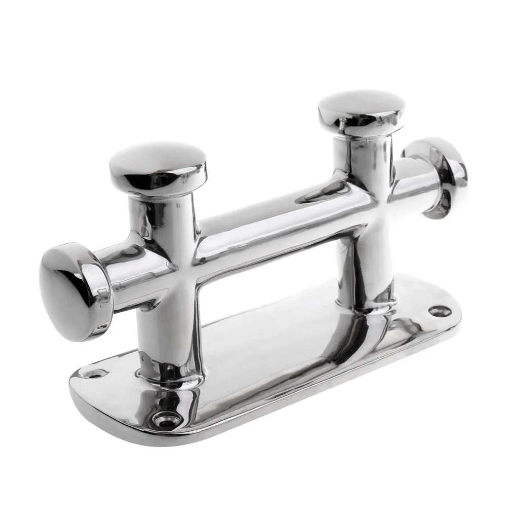 Double Bollard Cleat For Marine Boat Sailing Dock Mooring Accessories - 316 Stainless Steel - Corrosion Resistant & Durable
Double Bollard Cleat For Marine Boat Sailing Dock Mooring Accessories - 316 Stainless Steel - Corrosion Resistant & Durable
