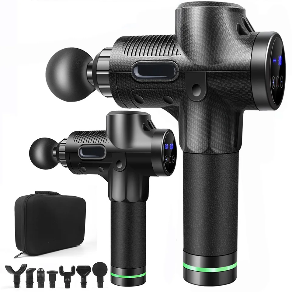 30 Speed 7 Heads Neck Pain Massager Deep Tissue Muscle Massager Relax Body Massage Gun LCD Display Fascia Gun
30 Speed 7 Heads Neck Pain Massager Deep Tissue Muscle Massager Relax Body Massage Gun LCD Display Fascia Gun