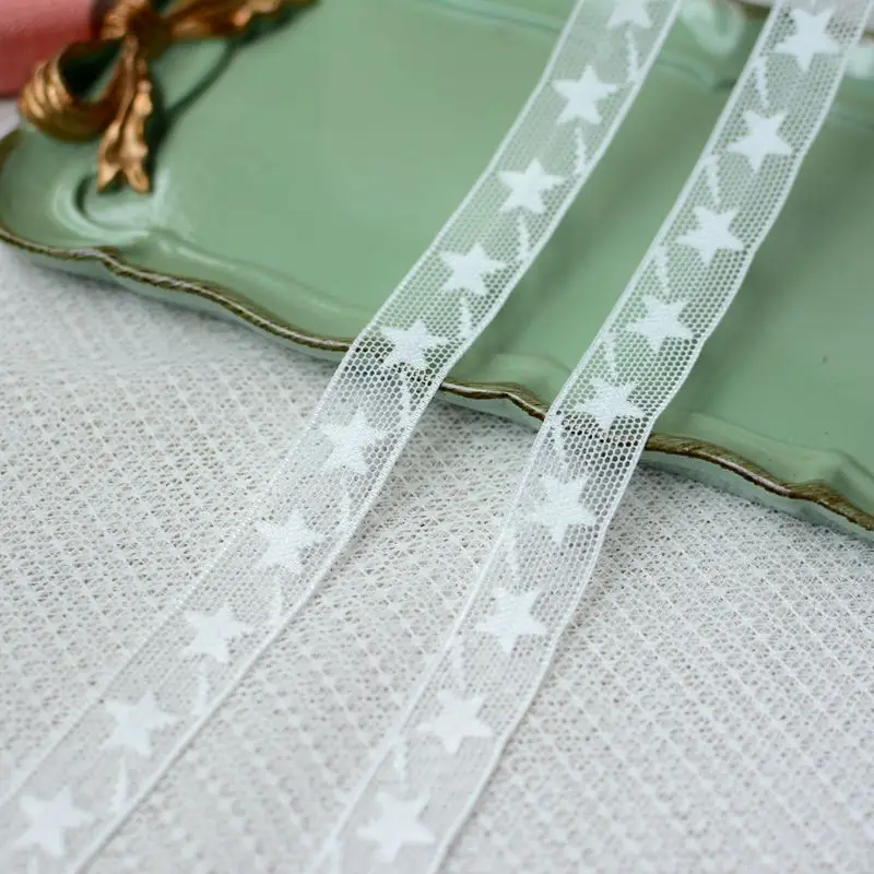 Little star bilateral White Elastic polyester Lace Fabric Stretch Trim Clothing Sewing DIY doll dress decorative accessories
Little star bilateral White Elastic polyester Lace Fabric Stretch Trim Clothing Sewing DIY doll dress decorative accessories