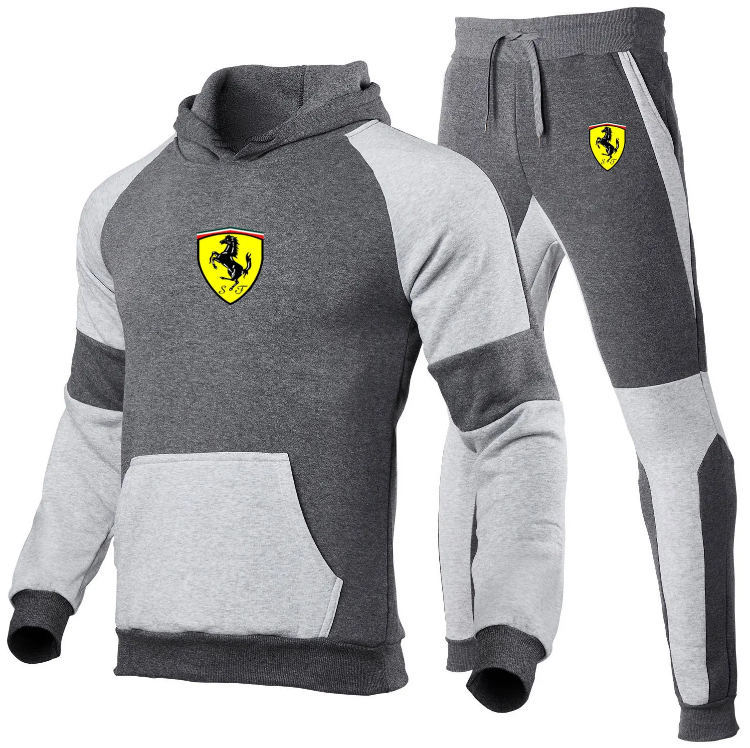 The latest spring and autumn brand sportswear men's suit long sleeve pullover+jogging pants 2-piece fitness sportswear men
The latest spring and autumn brand sportswear men's suit long sleeve pullover+jogging pants 2-piece fitness sportswear men