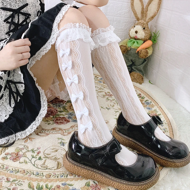 White Lolita Big Lace Stockings Flower Wedding Velvet Lace Calf Socks Over Knee Lolita Socks Lovely Bowknot Ankle Socks Girl Gi
White Lolita Big Lace Stockings Flower Wedding Velvet Lace Calf Socks Over Knee Lolita Socks Lovely Bowknot Ankle Socks Girl Gi