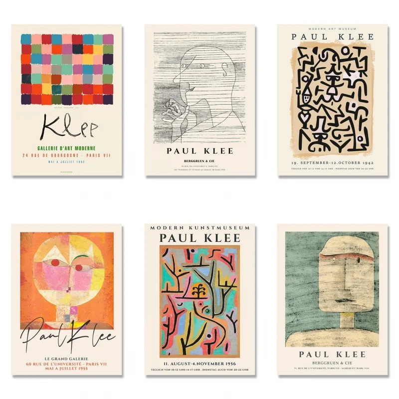Paul Klee Classic Abstract Style Posters Modern Decoration Watercolor Painting Exhibition Canvas Prints Wall Art Pictures Decor
Paul Klee Classic Abstract Style Posters Modern Decoration Watercolor Painting Exhibition Canvas Prints Wall Art Pictures Decor