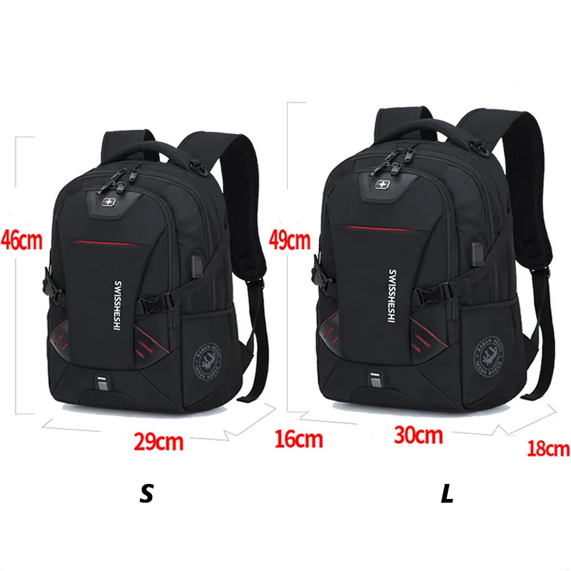Fashionable Men Backpack Travel Business 15.6/17in Laptop Backpack Outdoor Students Schoolbag 
Fashionable Men Backpack Travel Business 15.6/17in Laptop Backpack Outdoor Students Schoolbag