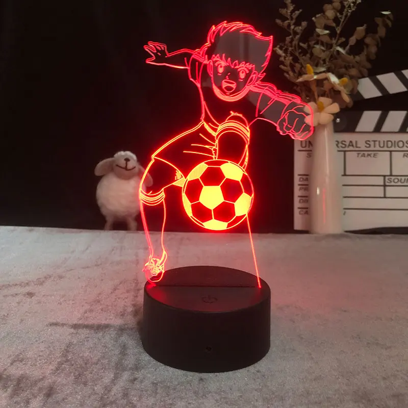 Colorful Projector Nightlight Customed Dropship Light Captain Tsubasa Ozora Tsubasa Delivery 3D Night Light Alarm Clock Base
Colorful Projector Nightlight Customed Dropship Light Captain Tsubasa Ozora Tsubasa Delivery 3D Night Light Alarm Clock Base