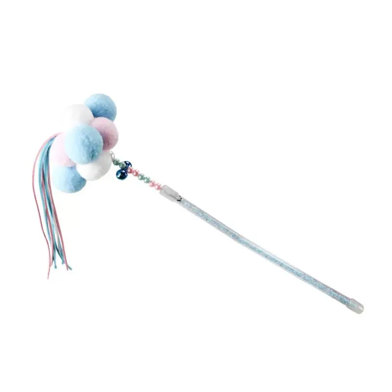 Pet Toy Teaser Teasing Stick Fairy Ball Bell Tassels Interactive Stick Cats Supplies
Pet Toy Teaser Teasing Stick Fairy Ball Bell Tassels Interactive Stick Cats Supplies