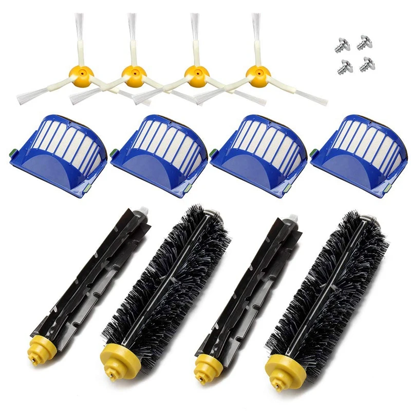 Replacement Accessories Kit for IRobot Roomba Vacuum Cleaner 600 Series 690 680 660 651 650 & 500 Series
Replacement Accessories Kit for IRobot Roomba Vacuum Cleaner 600 Series 690 680 660 651 650 & 500 Series