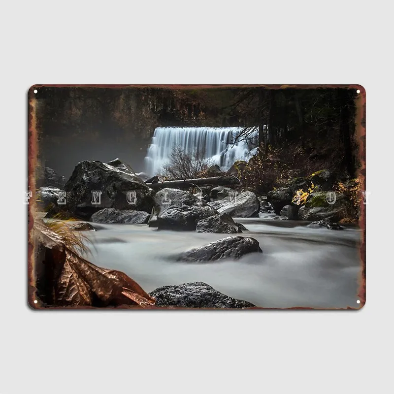 End Of Fall Waterfall Photograph Metal Sign Club Bar Designing Wall Mural Mural Painting Tin Sign Posters
End Of Fall Waterfall Photograph Metal Sign Club Bar Designing Wall Mural Mural Painting Tin Sign Posters