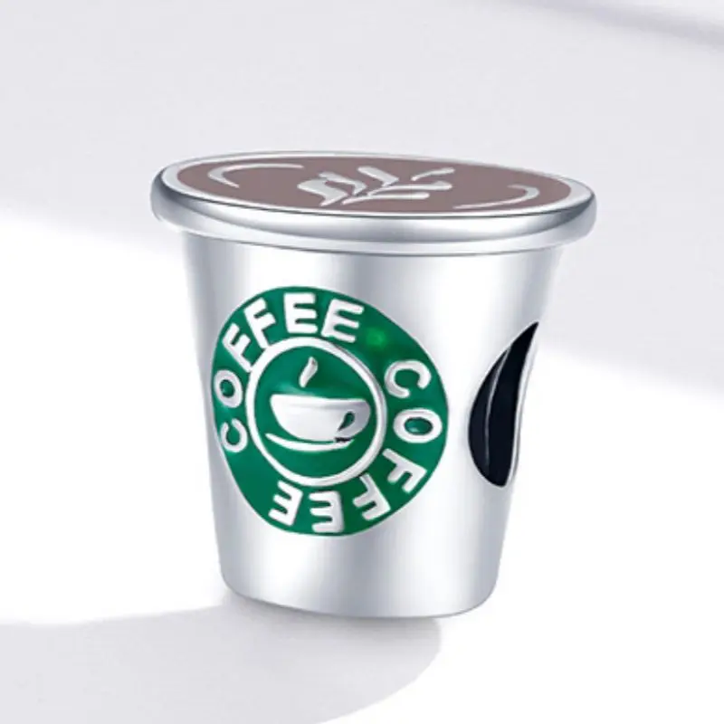 Cup Of Coffee Bead Charms Fit Original Pandora Charm Bracelet Genuine Silver Plating For Women Jewelry DIY Making
Cup Of Coffee Bead Charms Fit Original Pandora Charm Bracelet Genuine Silver Plating For Women Jewelry DIY Making