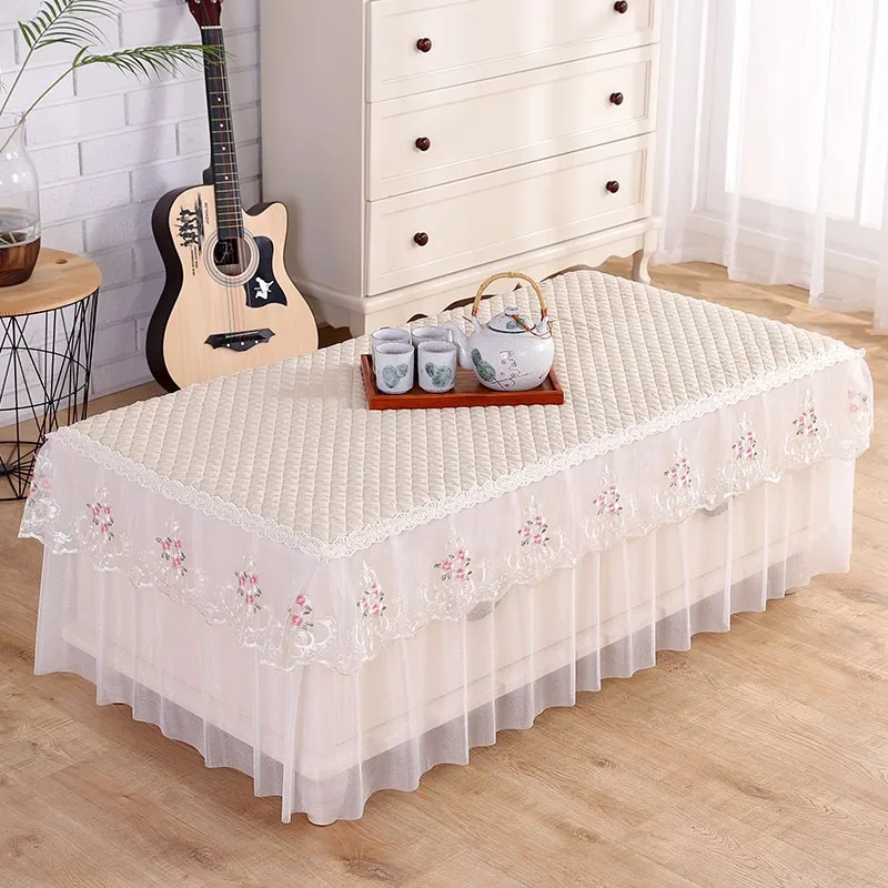 Coffee Table Tablecloth Rectangular Fabric Lace Dining Table Cushion Nordic Living Room Coffee Table Cover Cover Household TV
Coffee Table Tablecloth Rectangular Fabric Lace Dining Table Cushion Nordic Living Room Coffee Table Cover Cover Household TV
