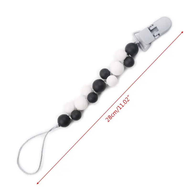DIY Baby Pacifier Chain Nipple Clip Silicone Newborn Teether Anti-drop Chains 19QF
DIY Baby Pacifier Chain Nipple Clip Silicone Newborn Teether Anti-drop Chains 19QF