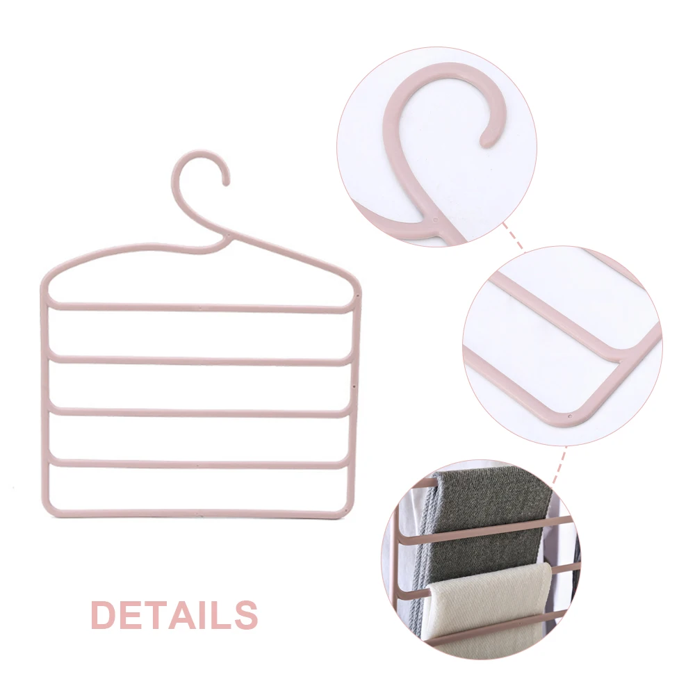 Household 5-layer Antiskid Pants Rack Multifunctional Pants Rack Plastic Pants Storage Rack Clothes Hanger
Household 5-layer Antiskid Pants Rack Multifunctional Pants Rack Plastic Pants Storage Rack Clothes Hanger