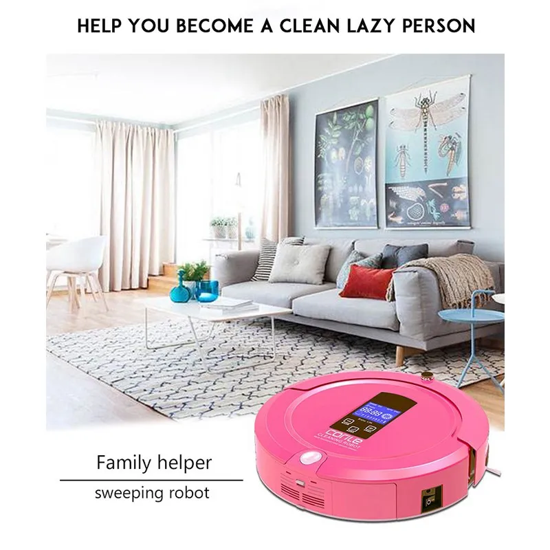 Robot Vacuum Cleaner Sweep&Wet Mop Navigation Planned Cleaning Dustbin Water Tank Adjustable Schedule Household
Robot Vacuum Cleaner Sweep&Wet Mop Navigation Planned Cleaning Dustbin Water Tank Adjustable Schedule Household