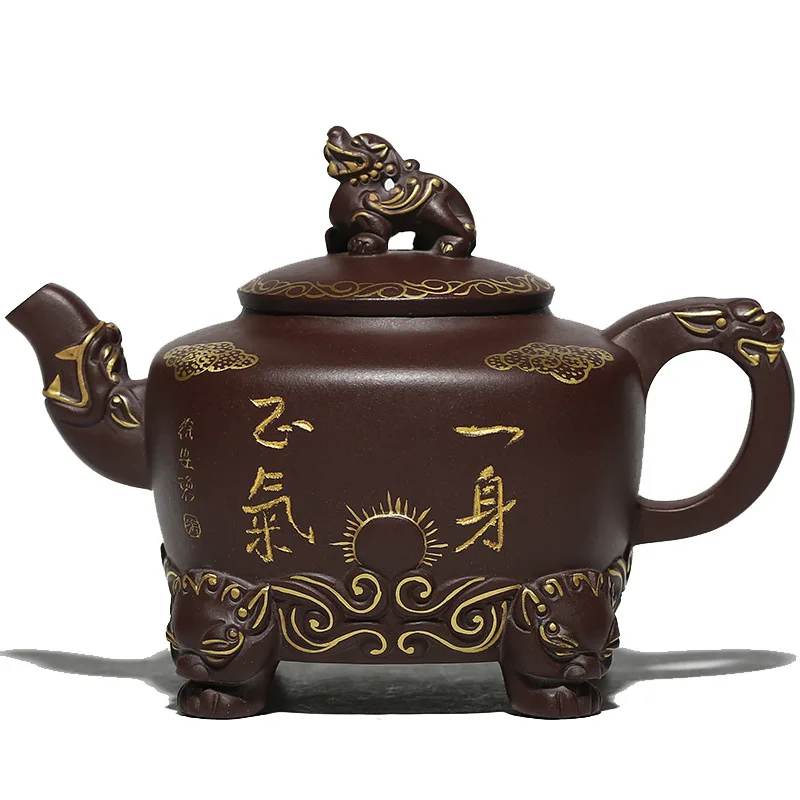 undressed ore all hand authentic purple clay teapot is often in red tea sets of high-grade gift customization
undressed ore all hand authentic purple clay teapot is often in red tea sets of high-grade gift customization