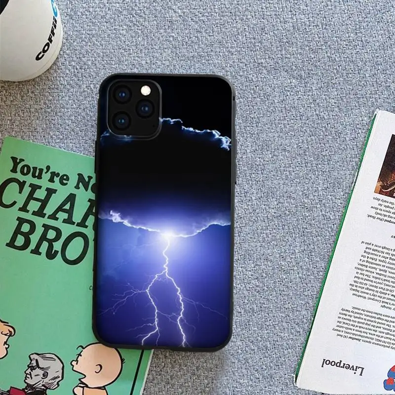 Чехол с молнией и гром для iPhone 13 12 11 Pro mini XS MAX 8 7 6 6s Plus X 2020 XR pro max | Мобильные телефоны