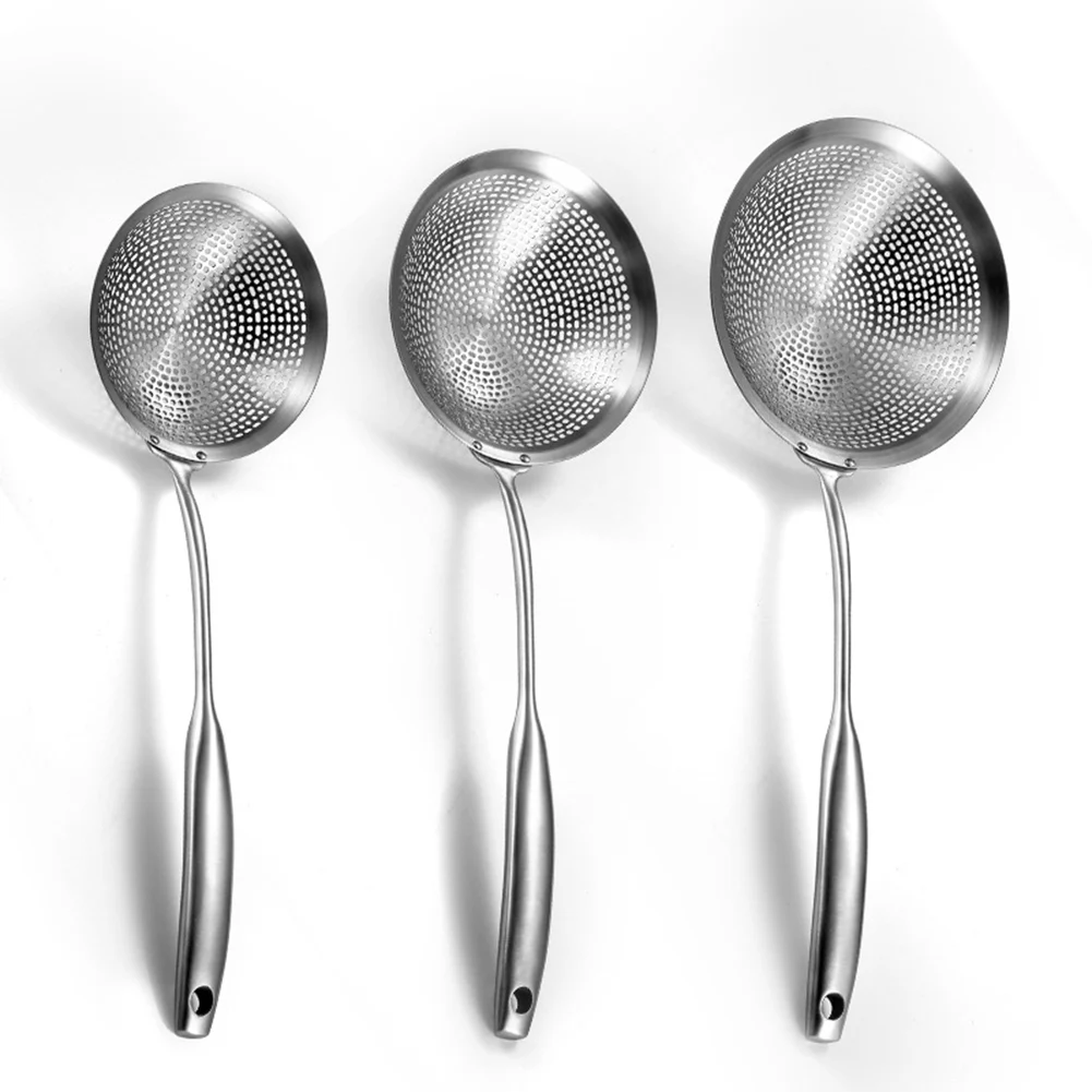 Stainless Steel Slotted Spoon Straining Ladle Handle Skimmer Strainer Durable Frying Food Portable Heat Resistant Kitchen Gadget
Stainless Steel Slotted Spoon Straining Ladle Handle Skimmer Strainer Durable Frying Food Portable Heat Resistant Kitchen Gadget