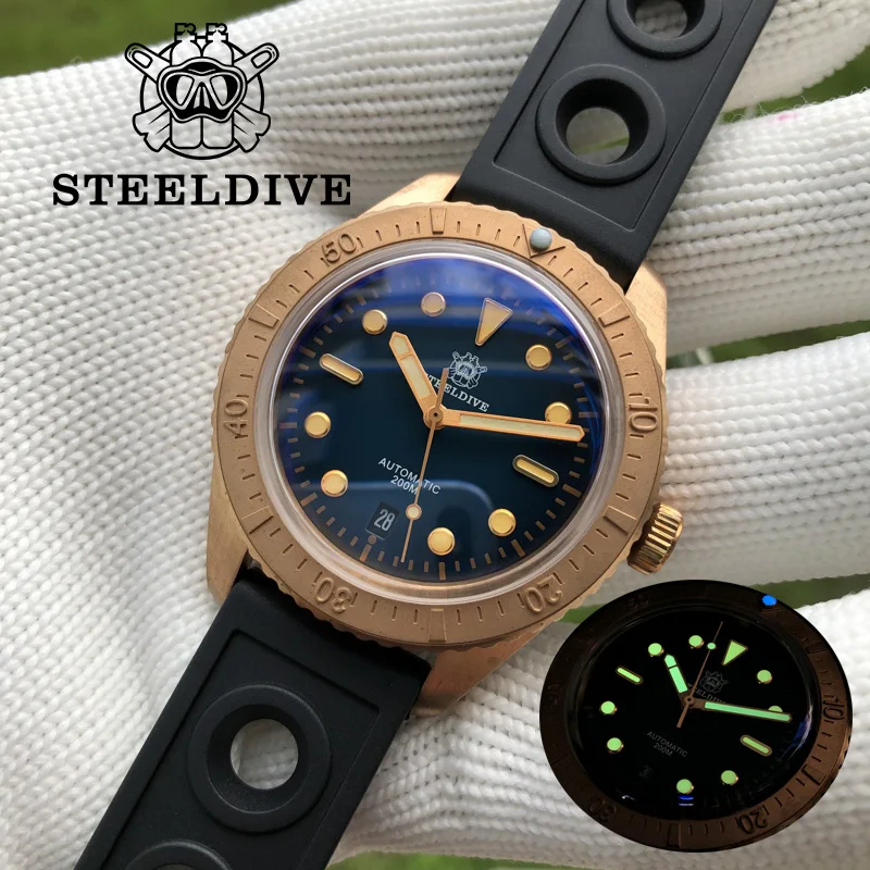 Steeldive SD1965S мужские бронзовые часы для дайвинга 42 мм черный циферблат сапфировое стекло 200 м водонепроницаемые NH35 автоматические мужские час...
Steeldive SD1965S мужские бронзовые часы для дайвинга 42 мм черный циферблат сапфировое стекло 200 м водонепроницаемые NH35 автоматические мужские час...