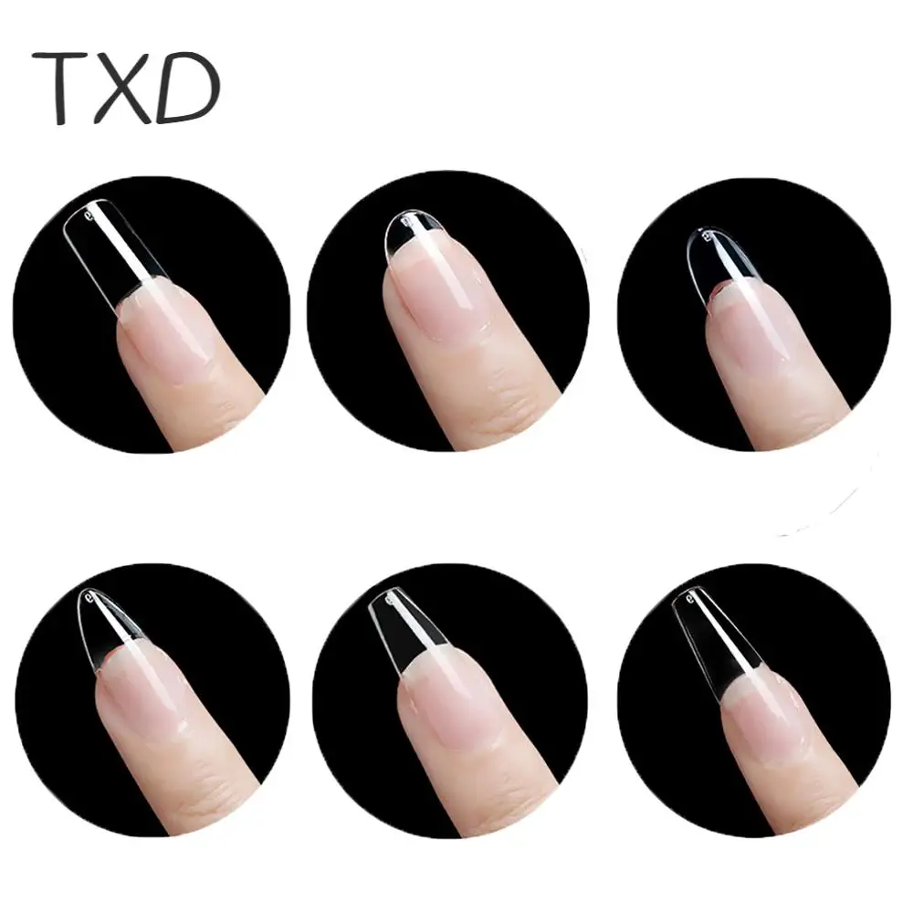 TXD False Nail French Tips for Manicure Natural Transparent Seamless Full Coverage Clear Stiletto Coffin Fake Nail Art Tools
TXD False Nail French Tips for Manicure Natural Transparent Seamless Full Coverage Clear Stiletto Coffin Fake Nail Art Tools