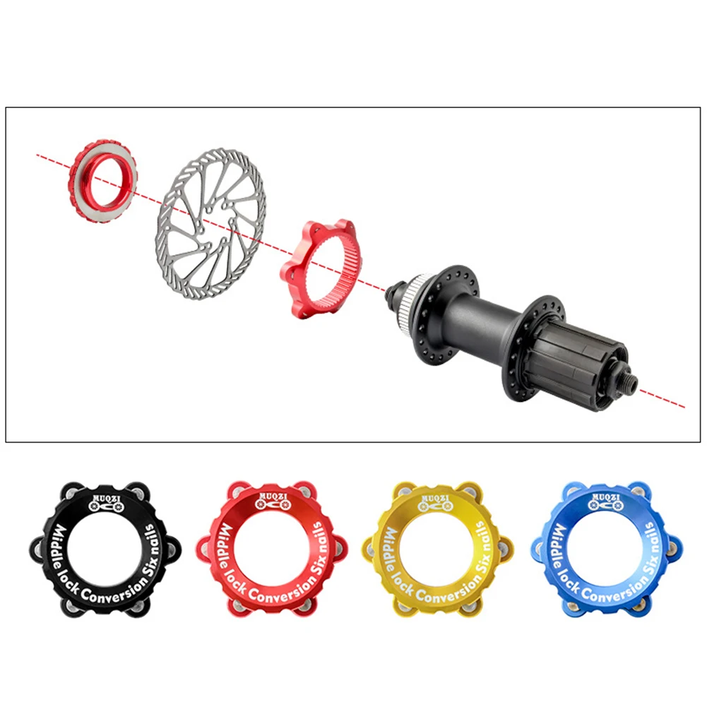 Centerlock to 6-hole Adapter, Center Lock conversion 6 hole Brake Disc, Center Lock for 6 Bolt Bike Accessories for Bicycle
Centerlock to 6-hole Adapter, Center Lock conversion 6 hole Brake Disc, Center Lock for 6 Bolt Bike Accessories for Bicycle