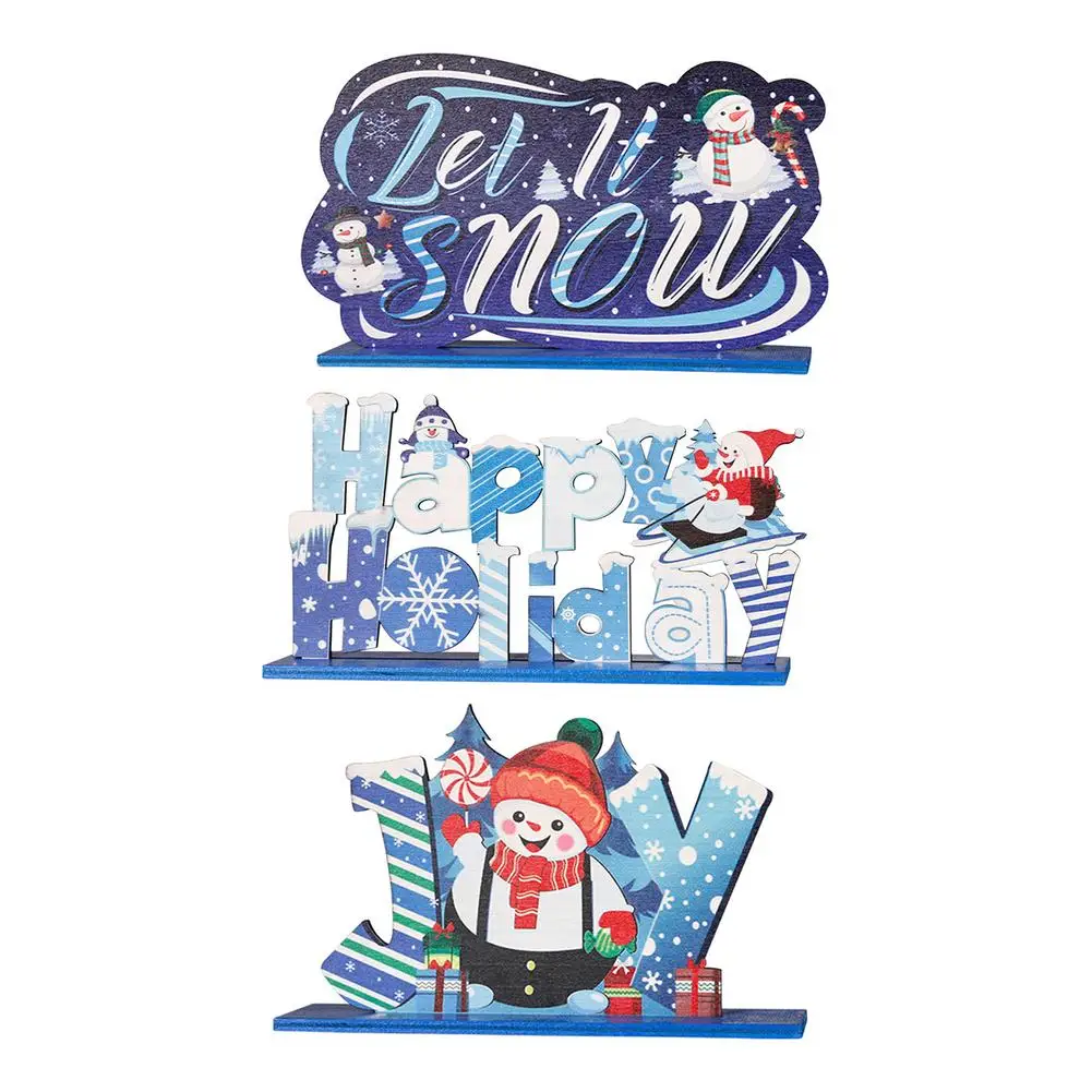 Christmas Ornaments Set 3 PCS Blue Christmas Table Decorations With Lovely Snowman Pattern Perfect Gift For Holiday Christmas
Christmas Ornaments Set 3 PCS Blue Christmas Table Decorations With Lovely Snowman Pattern Perfect Gift For Holiday Christmas